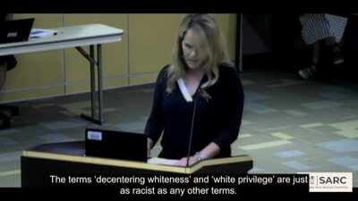 Parents at my majority white high school protesting against a plan to teach cultural competency