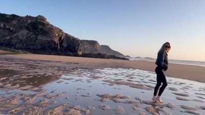 Tip Toeing on the Beach | IG June 20 2024