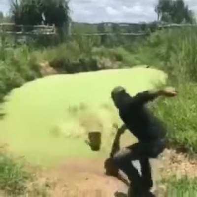 Waiting for the target