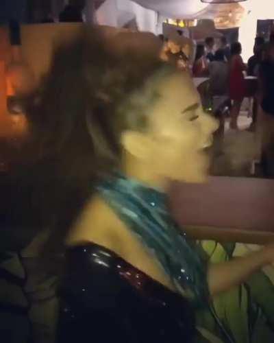 Kangana at a party in her elements.