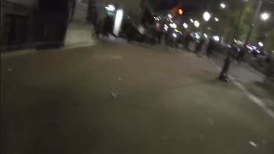 Maccabi fans taking poles and pallets to attack people from Amsterdam