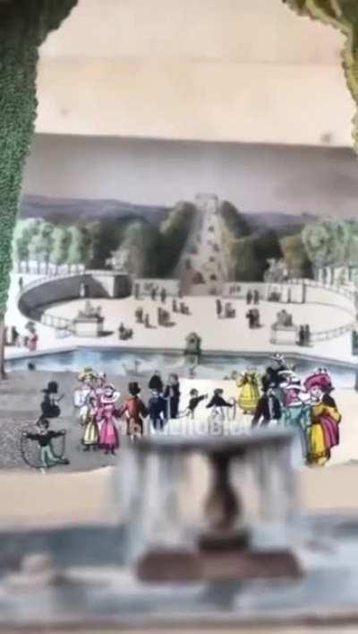 VR tech from 1830 )) no screen door effect