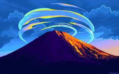 [OC] mighty palette - 1 frame GIF, color-cycling