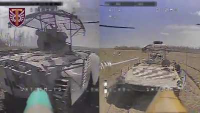 Ukraine's 77th Airmobile Brigade repelled a large scale Russian mechanized infantry attack, resulting in 60 enemy KIA, 28 WIA, and 13 tanks/armored vehicles destroyed. April 2, 2025