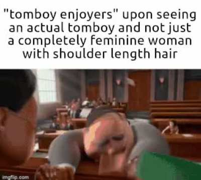 When tomboys are actually boyish