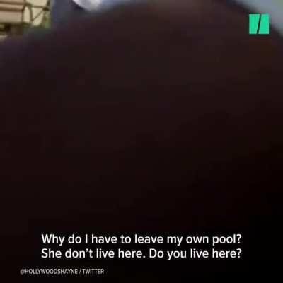 Black Man Asked To Leave His Own Pool