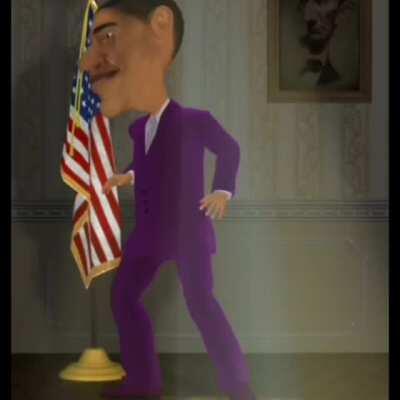 Si no entienden, hay rumores que dicen que si descargaste el juego de Obama que sale al inicio, te secuestran Xd