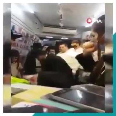 A group of Orthodox Jews beat a man who tried to buy a smartphone at a shop. The orthodox Jewish sect forbids using modern technologies.