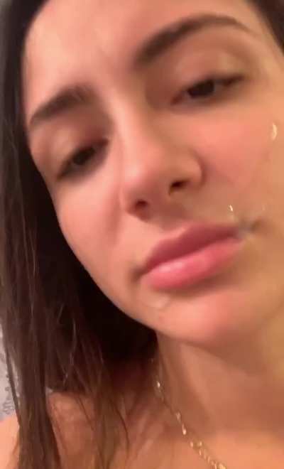 Cum glazed face
