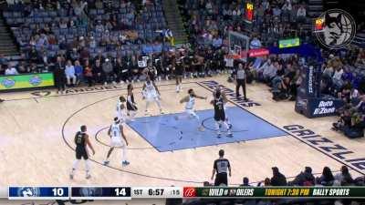 [Highlight] Rudy Gobert stuffs JJJ at the rim to get his 1,500 career block