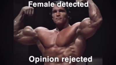 Female detected opinion rejected