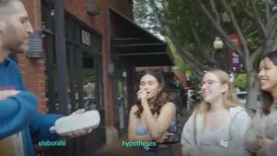 Just a freestyle rapper making strangers day