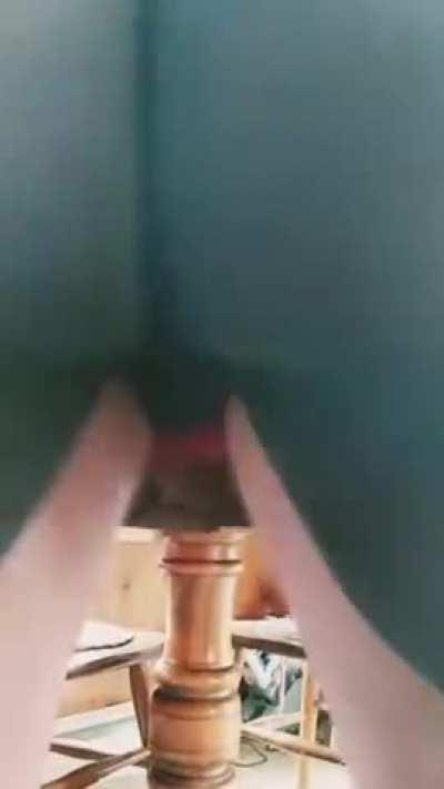 Your mom locked the door and told you to not come home , judging by her screams, it look very serious