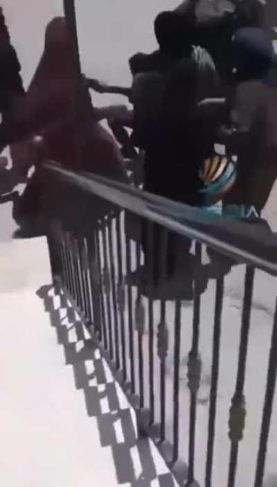 Watch an Israeli soldier terrorize and kidnap a young Palestinian child in the occupied West Bank, today. Share more of these videos, so people see the reality.