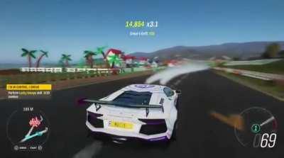 How to turn sharp left.