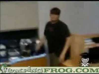 There are fucking scissors sticking out of my fucking arm