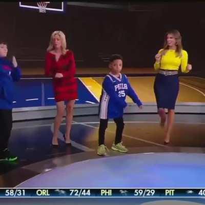 HMC while we frantically try to mimic those kids' Fortnite moves on live TV