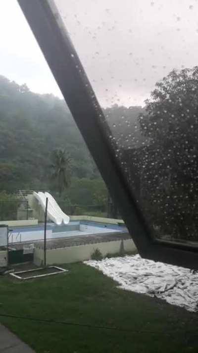 Enjoying a hot soup with my mom here in Zambales, Philippines.