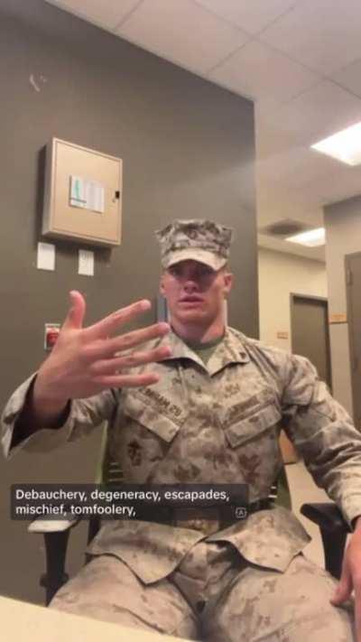 You heard him folks, no more lollygagging for the day