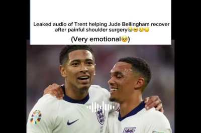 Leak audio of Trent helping Jude Bellingham recover from painful shoulder surgery