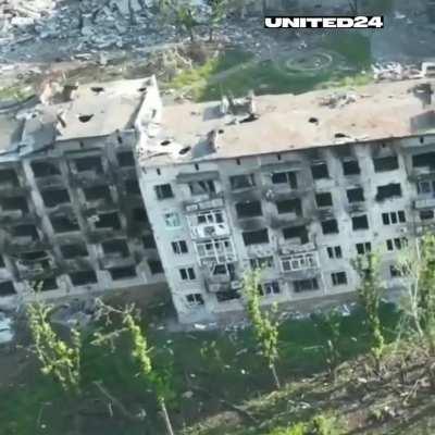 This is what Bakhmut looks like now