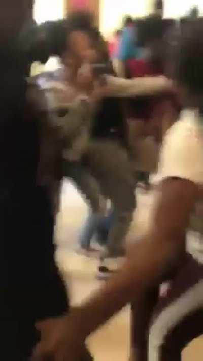 school had a big ass fight, niggas had guns and someone got stabbed