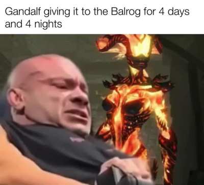 So THAT’S how Gandalf won 