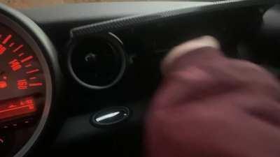 My car has a hidden gun compartment.