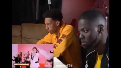 He’s “I’m the the the” in a different language, despite what it sounds like.