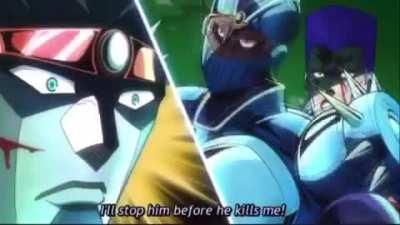 Polnareff gets fingered (alternate scene)