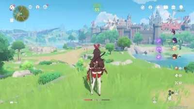 Amber+Raiden Triple Kill Trickshot