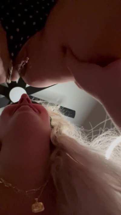 Getting her ready for your cock