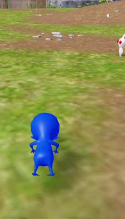 Blue pikmin caught twerking (real)