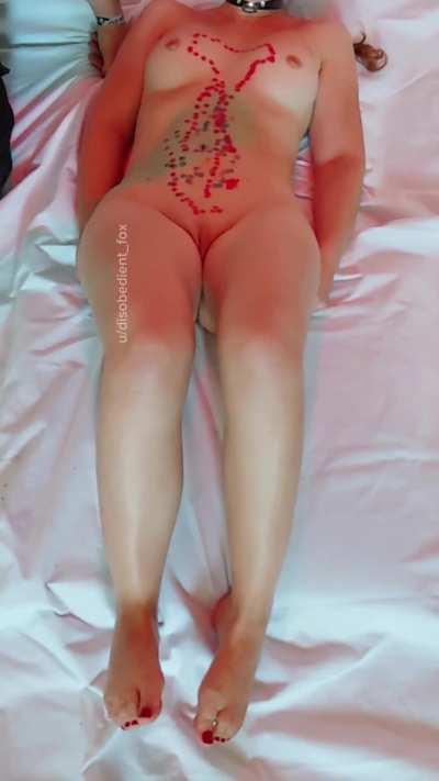 Using regular candles to make it really hurt 