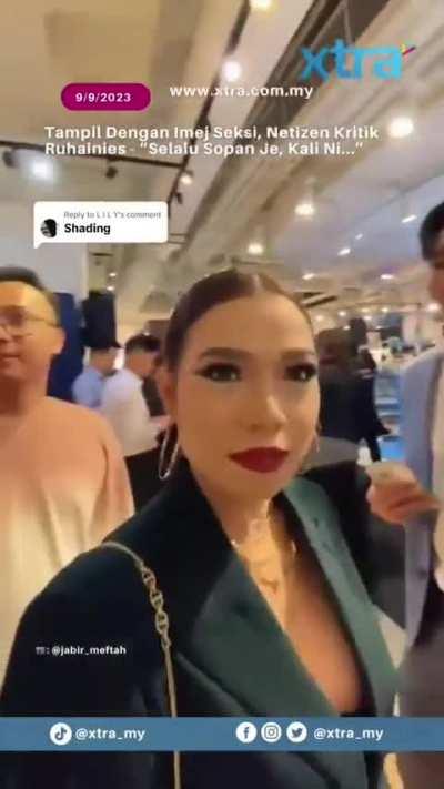 Ruhainies Tampil Tonjol Lurah