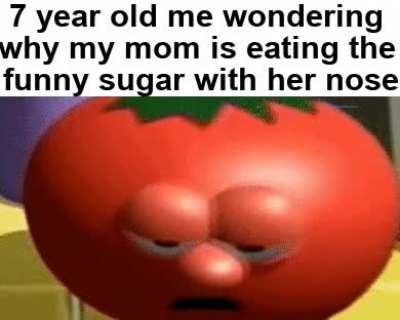 Mom nice white powder