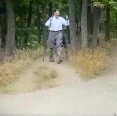 Rollerblading in France 1923