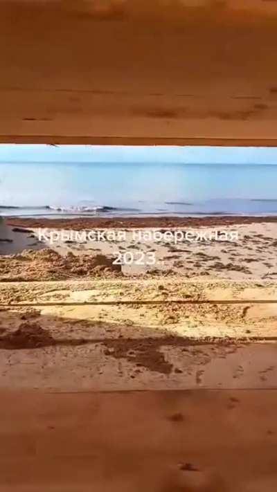 В Крыму полным ходом идет подготовка к пляжному сезону