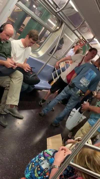 Subway Spitter gets slapped