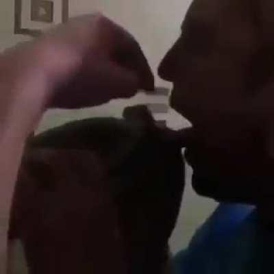 WCGW pretending to take a bite out of a turtle?