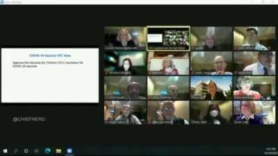 These demons hate you. They want you and your children dead. The quicker you realize this the better chance of survival you will have. CDC has just voted 15-0 in favour to add Covid jabs to the federal childhood immunisation schedule!