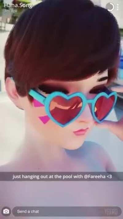 D.va and Pharah at the pool (Yeero)