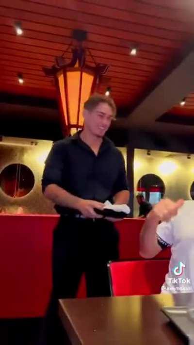 That literally made his day..