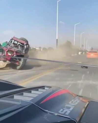 Orange you glad you raced on the right side of the road?