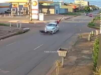 1st he does the Starfish and then @ least one shoe went flying