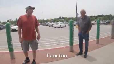 Holding up a BLM sign in Arkansas