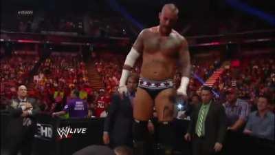 CM Punk mocks Mr. McMahon and Michael Cole's commentary