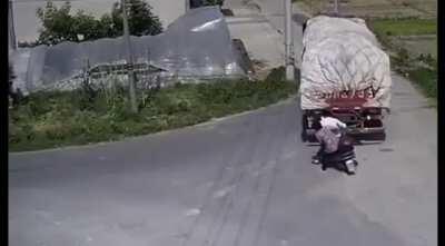 I would have ditched the bike