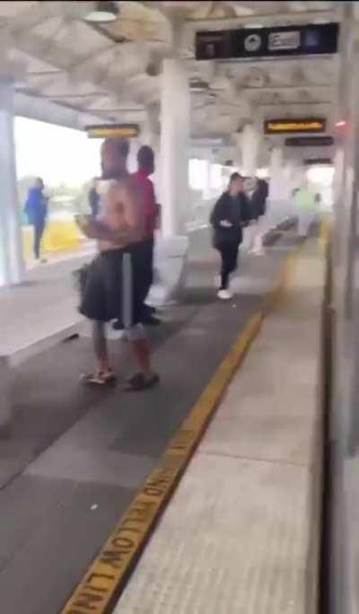 Man gets Assaulted by Multiple People on the Los Angeles Metro
