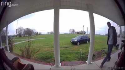 The Guy Just Couldnt Wait So empties his bowels on his own Doorstep...